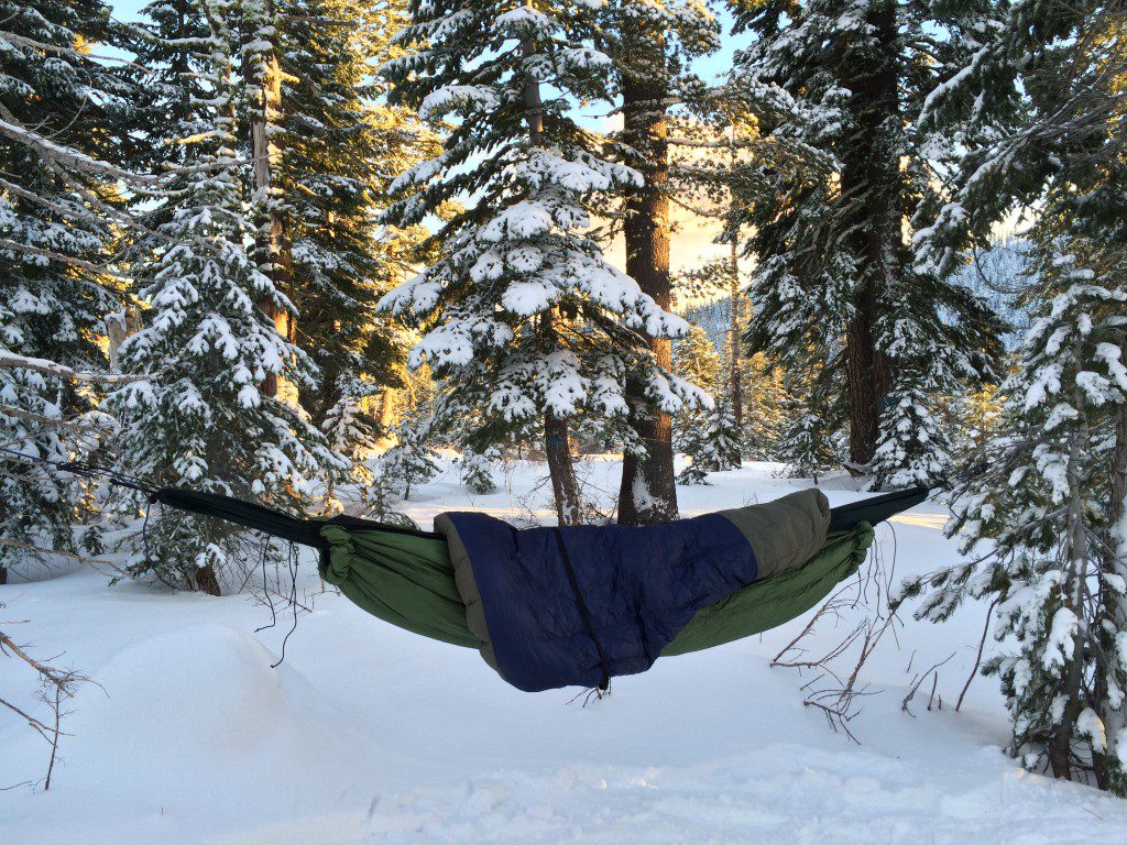 hammock in the snow